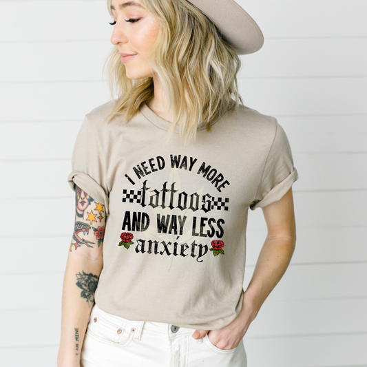 Tattoos Less Anxiety