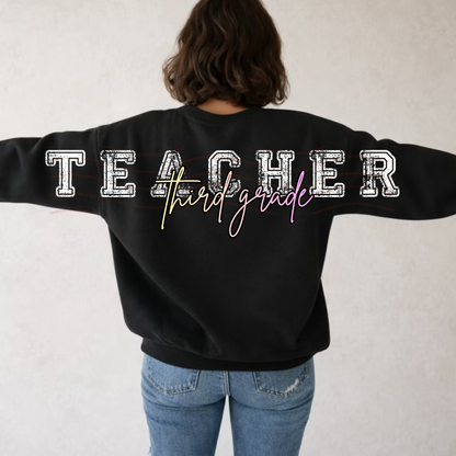 Long Distressed Teacher - CUSTOMIZABLE