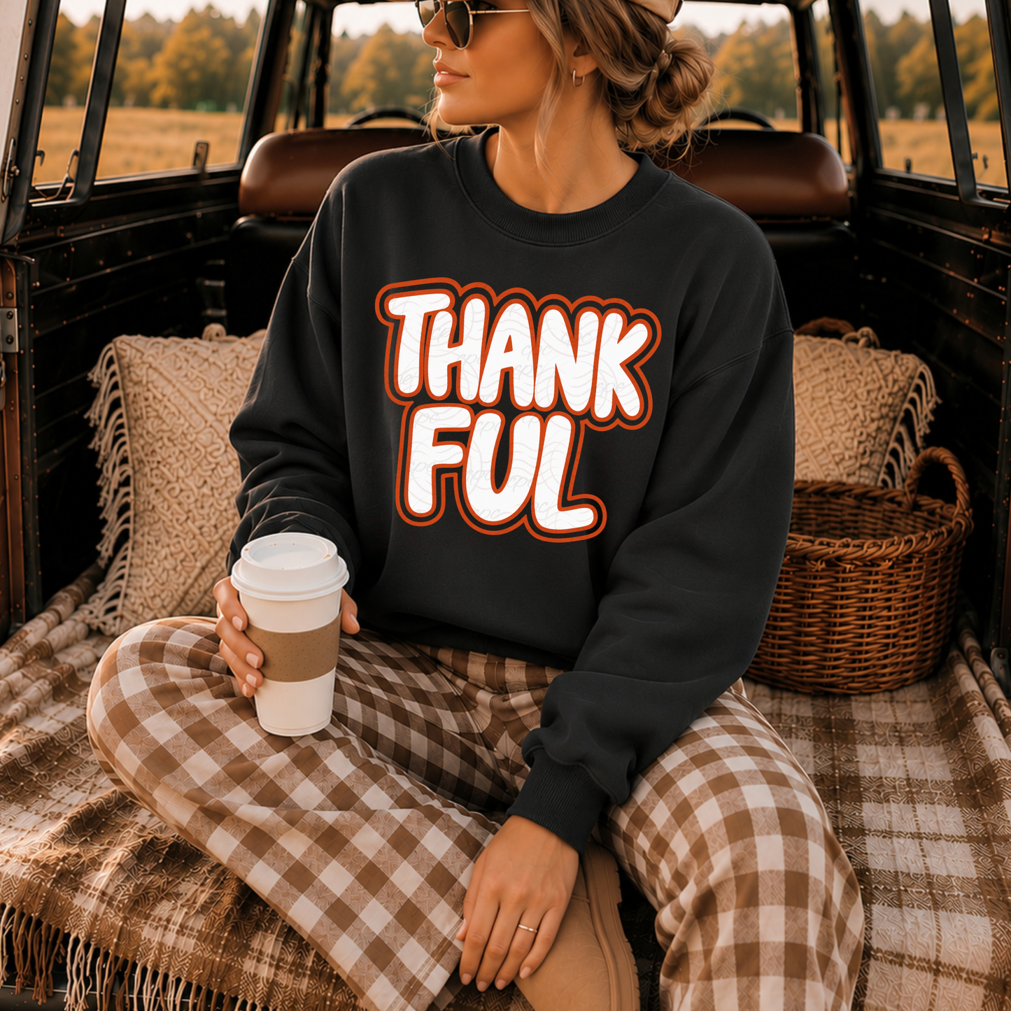 Thankful Outlined