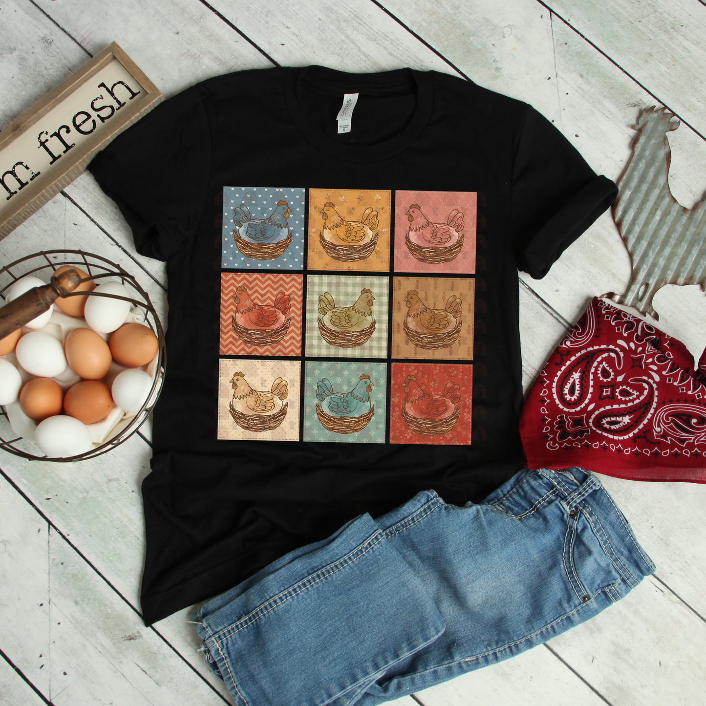Thrifted Hens