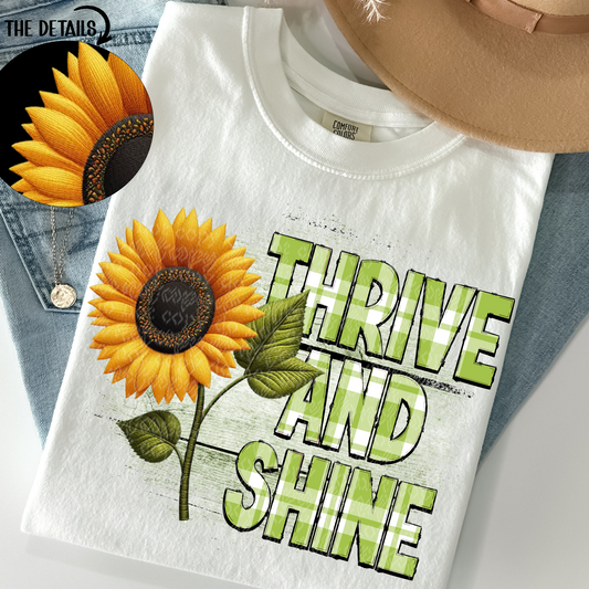 Thrive And Shine Sunflower