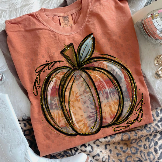 Tie Dye Fall Pumpkin