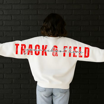Long Distressed Track & Field - CUSTOMIZABLE