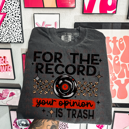 Trash For The Record