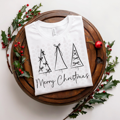 Trio Merry Christmas Trees