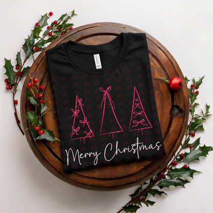 Trio Merry Christmas Trees