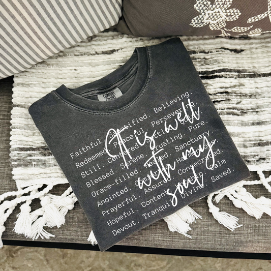Typography It Is Well