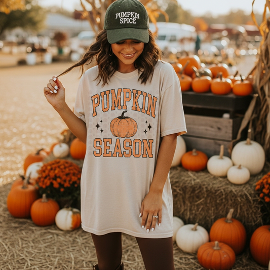 Varsity Grunge Pumpkin Season