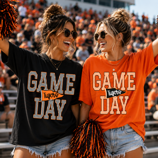 CUSTOMIZABLE - Vertical Stripes Game Day Pennant