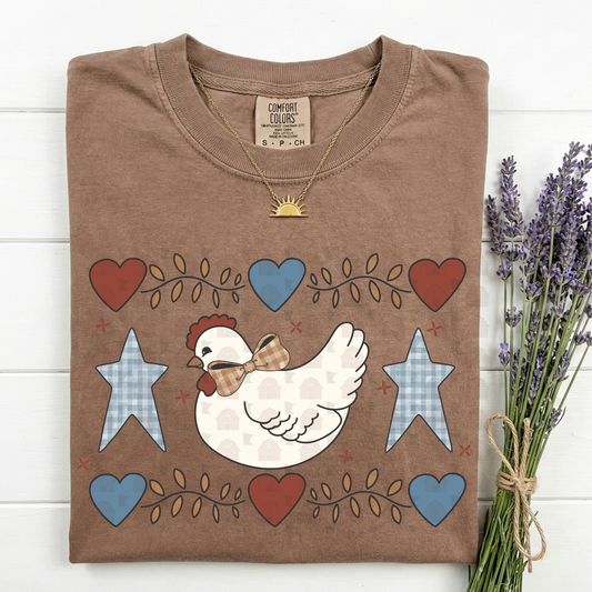 Vintage Americana Hen