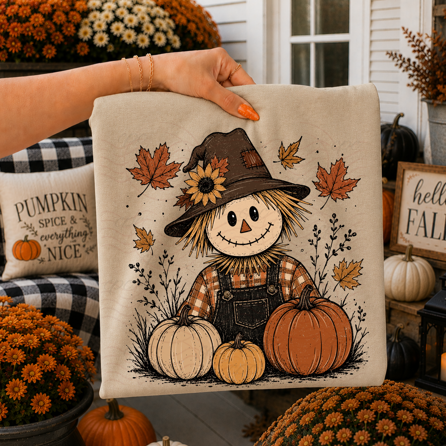 Vintage Fall Scarecrow