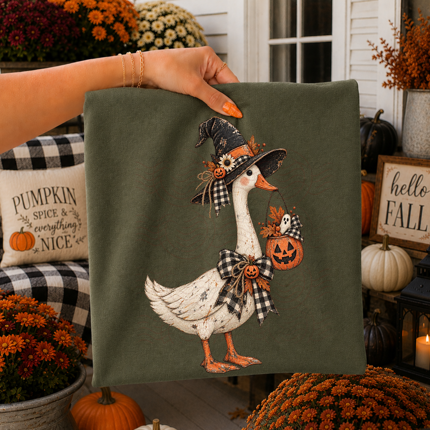 Vintage Halloween Goose