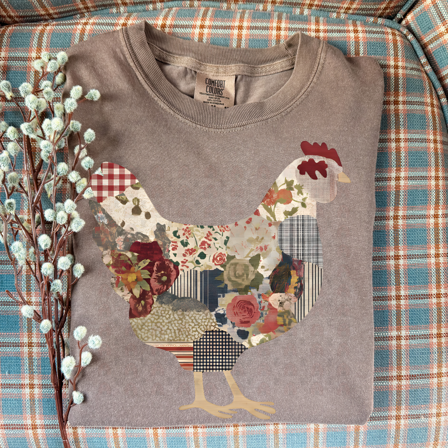 Vintage Patch Chicken