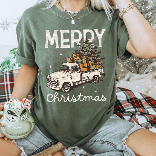 Vintage Truck Merry Christmas