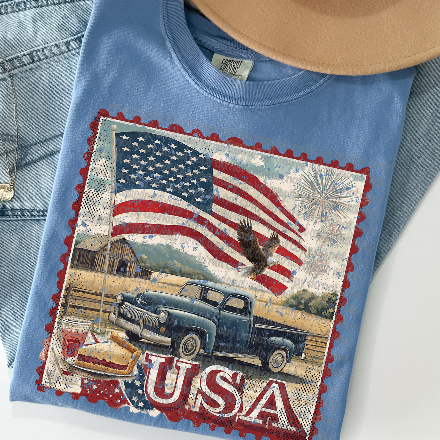 Vintage USA Stamp