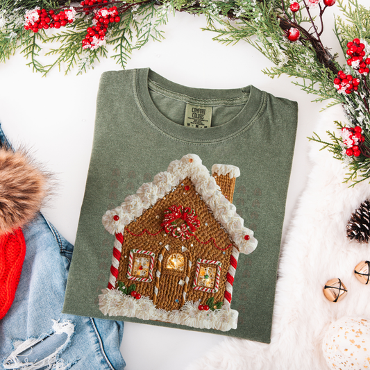 Yarn Gingerbread House