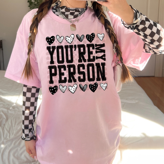 You're My Person Heart Doodle