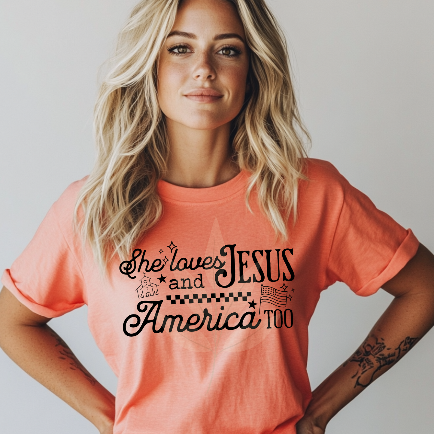 SEMI EXCLUSIVE - She Loves Jesus And America Too