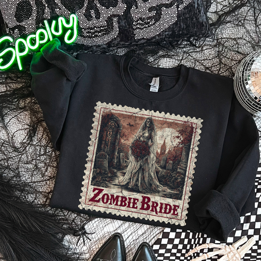 Zombie Bride Stamp
